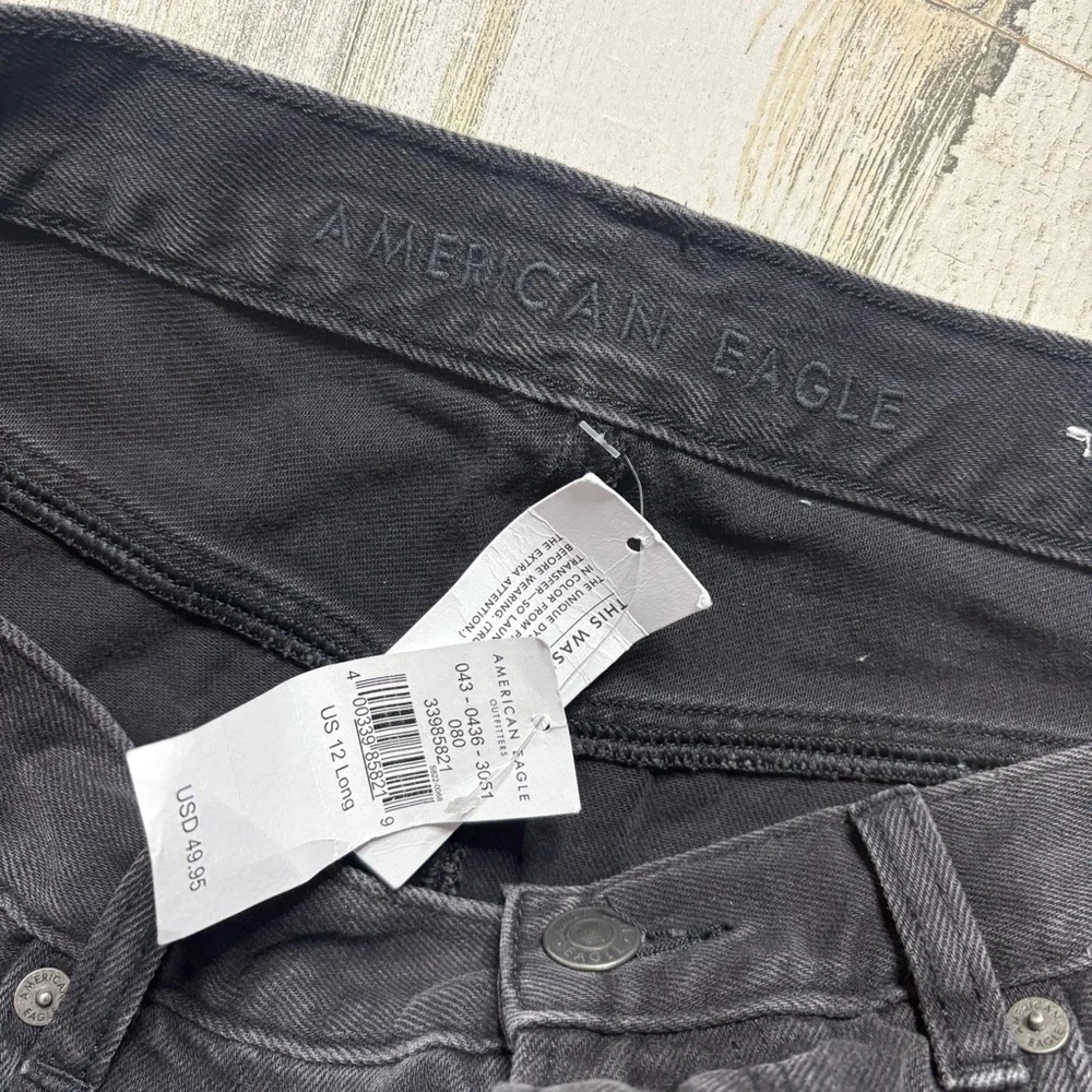 NWT American Eagle Relaxed Mom Jean Size 12 Long